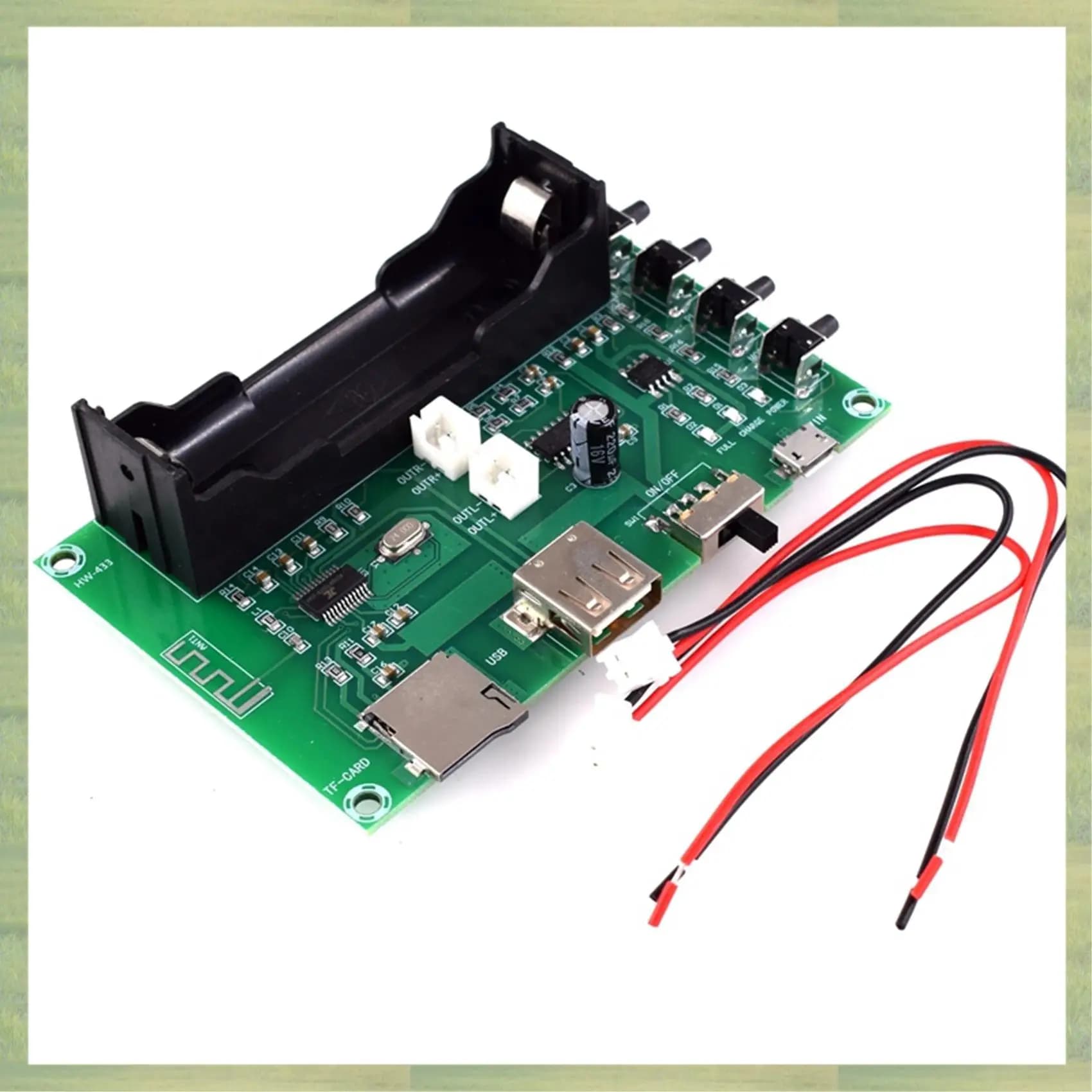 N15R-2X XH-A150 Batteria Al Litio Bluetooth Scheda Amplificatore di Potenza Digitale 5W + 5W Bocca di Potere FAI DA TE Piccolo Altoparlante Per Android