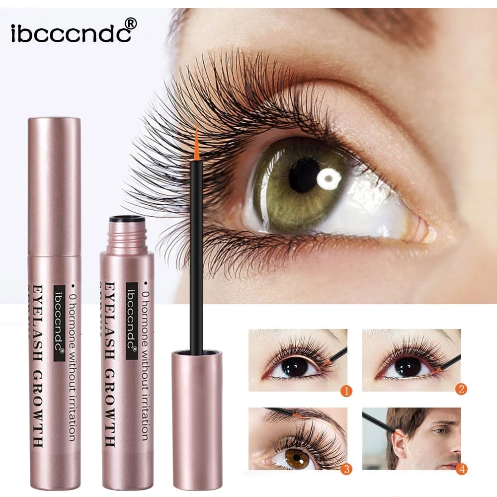 Quick Growth Treatment Eyelash Serum Strong Elongation of Eyelashes Powerful Makeup Thicker Eyelashes Lifting Products for Natural Curled Eyelashes