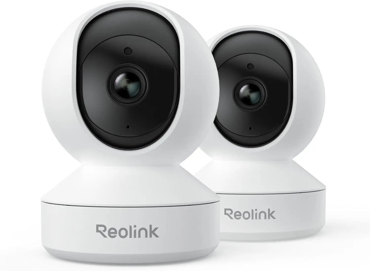 Telecamera di sicurezza WiFi HD 4MP per interni, Pan/Tilt, Monitor per animali domestici/bambini, Visione notturna, Audio bidirezionale, Tracciamento del movimento, Archiviazione microSD, Confezione da 2