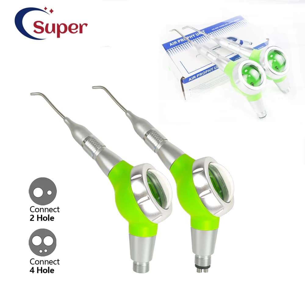 Dental Equipment Air Water Glossator Jet Air Flow Tooth Whitening Spray Hygiene Oral Cleansing Tooth Cleansing 2/4 Hole Tool