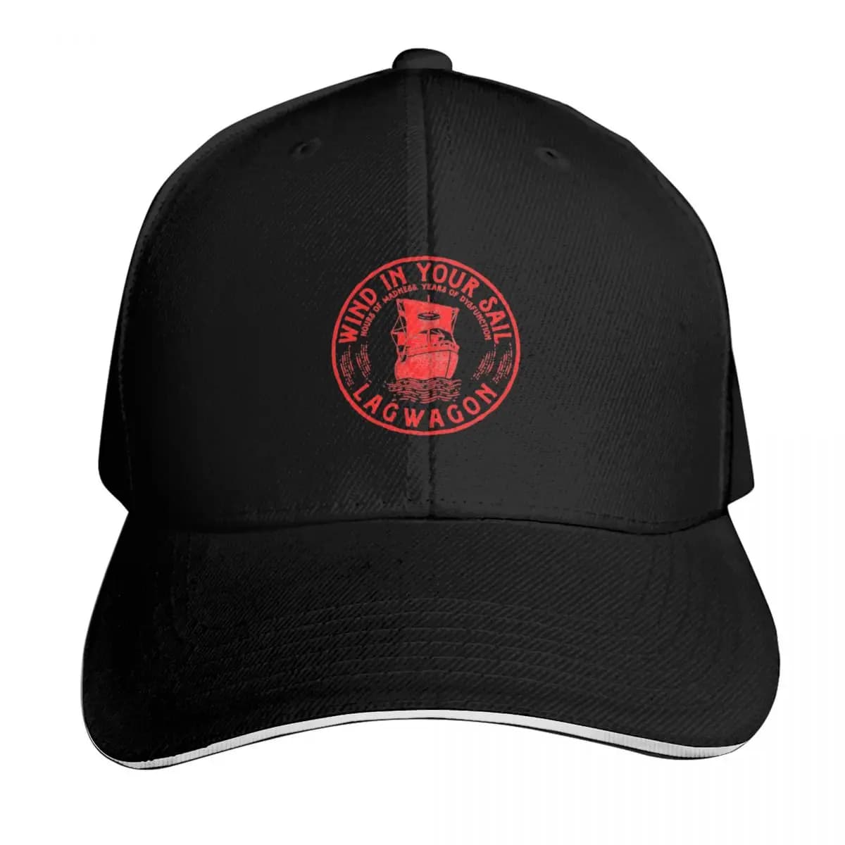 lagwagon - Cappello da baseball della band punk rock americana, cappello di grandi dimensioni, cappello da pesca con protezione solare, cappuccio da donna e da uomo