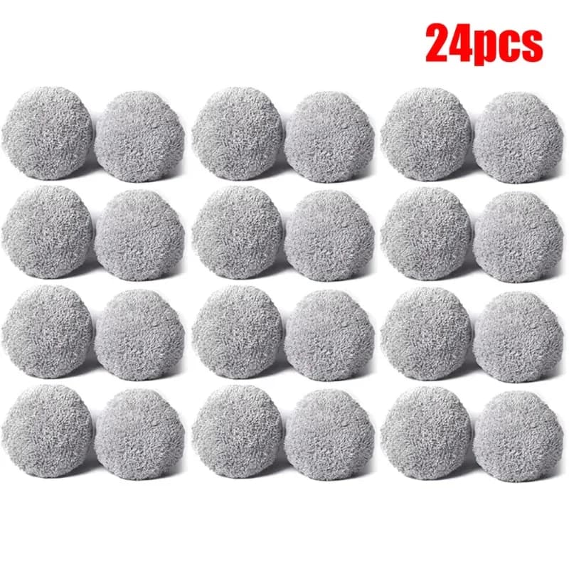 24Pcs Washable Mop Pads Cleaning Cloth Kits for HUTT DDC5 DDC55 Electric Window Vacuum Cleaner