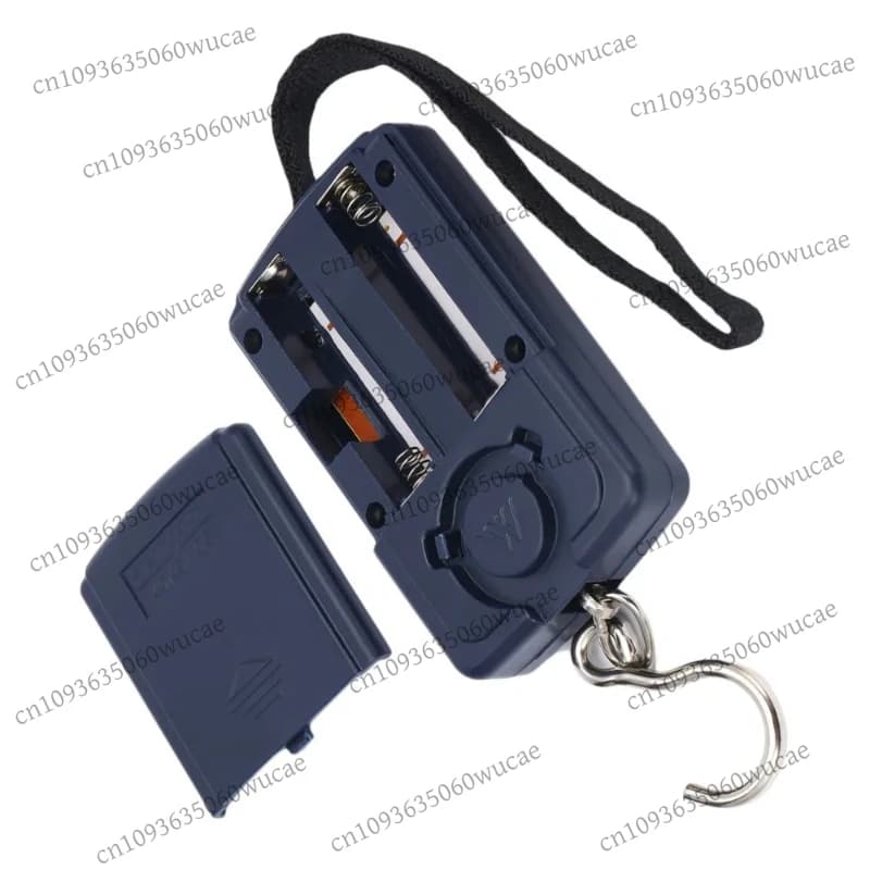Bilancia Digitale Elettronica da 40kg Senza Retroilluminazione, Mini Bilancia per Pesca, Bagagli, Viaggi, con Gancio, Strumento di Pesatura per Cucina