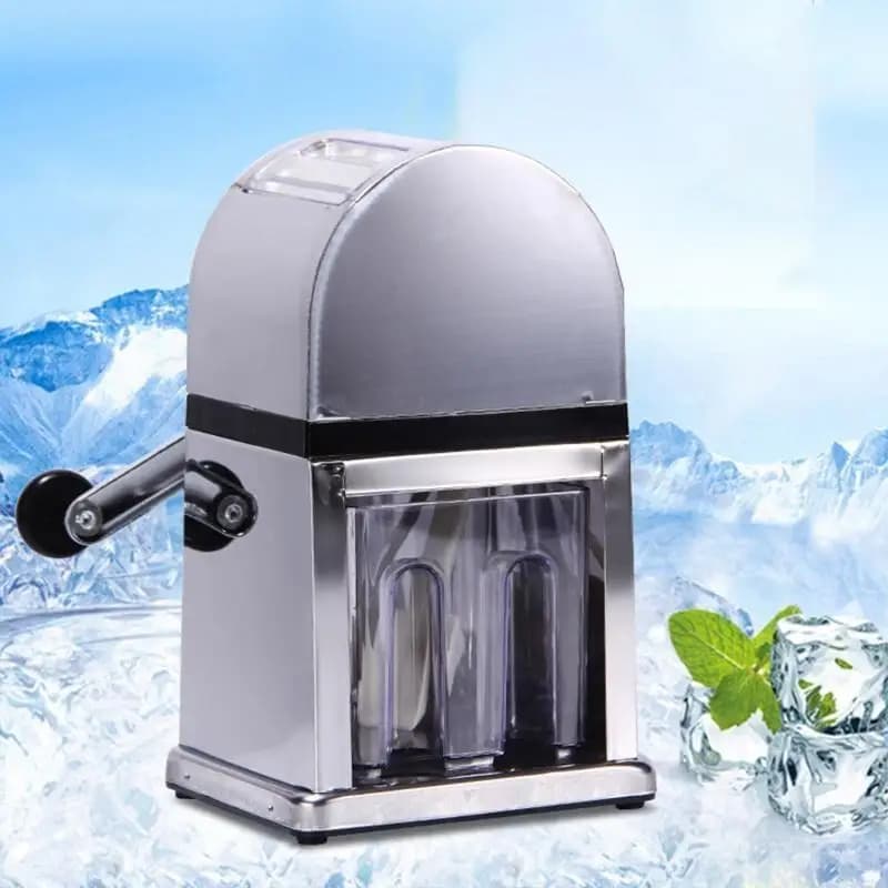 D0AB Tritaghiaccio Manuale Macchina per il Ghiaccio Fritto Chopper Frullatori Accessori da Cucina