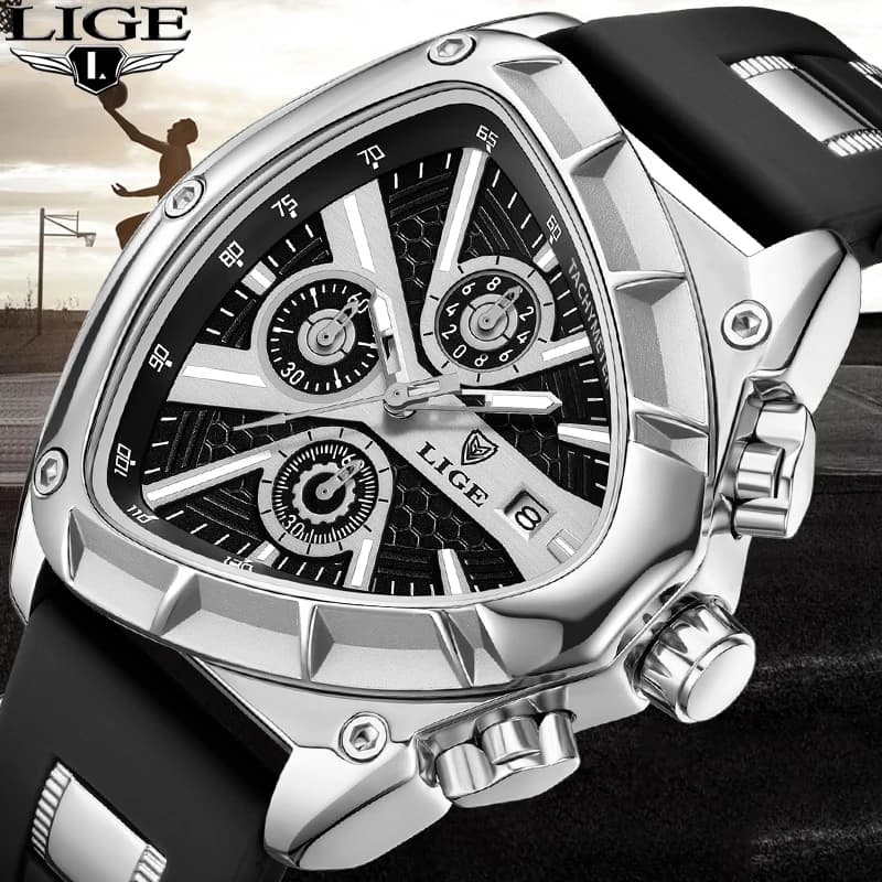 2024 LIGE orologi da uomo Top Brand Luxury orologio al quarzo impermeabile per uomo Sport Military Date cronografo orologio da polso Reloj Hombre