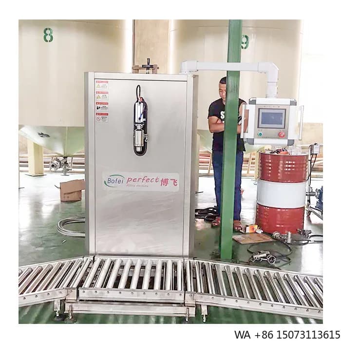 200L Semi Auto Liquid Oil Weighing Filling for Drums and Large Containers