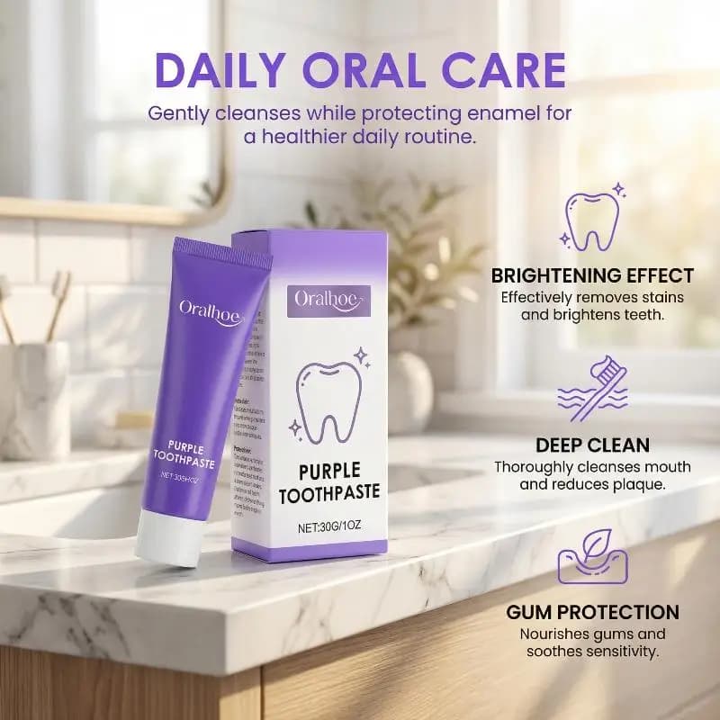 Whitening powder for tooth, toothpaste that removes yellow Macchies, Gives a Fresh Food, Oral Cleaning at Home