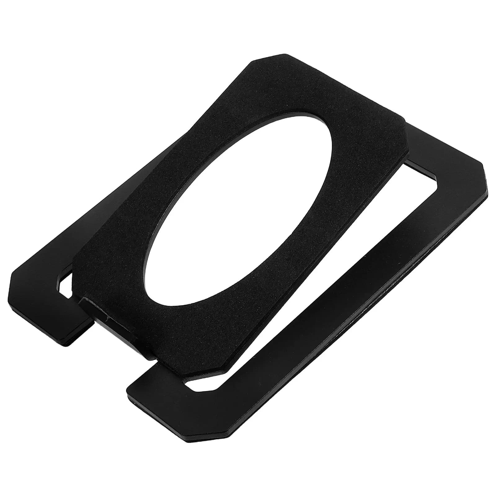 Supporto per Altoparlanti da Scrivania in Metallo, Design Angolato Robusto per Monitor Stereo, Altoparlanti da Scaffale, Setup Gaming, Ufficio, Salvaspazio