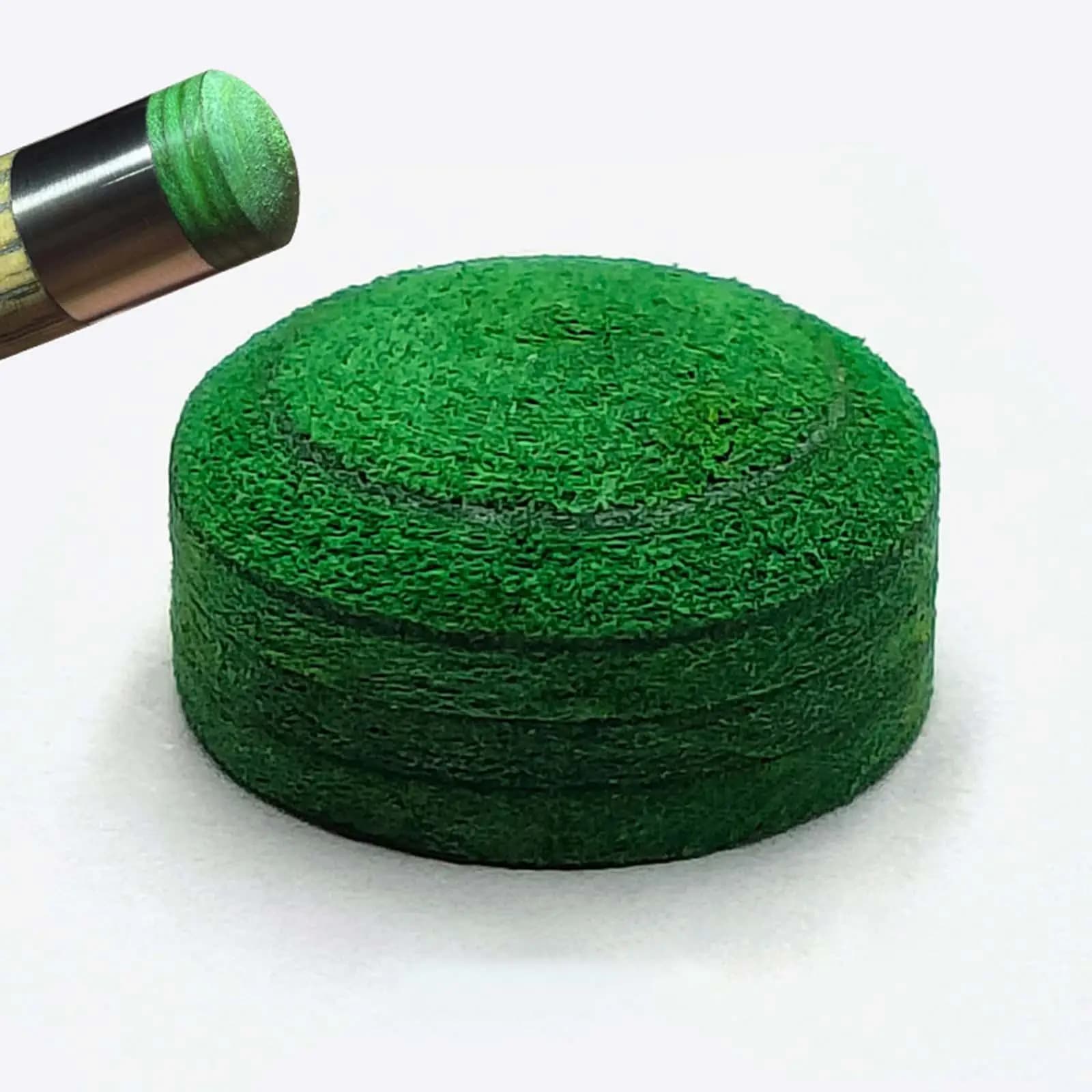 Billiard Cue Parts PU Leather Cue Tip Professional Pool Stick Head for Table Accessories Replacement