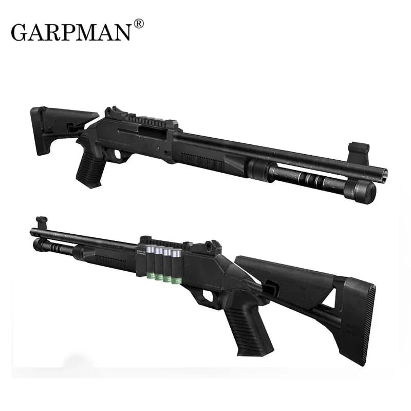 1:1 Remington XM1014 Fucile Modello di carta Pistola Rivista Armi Puzzle 3D per ragazzi Papercraft educativo fai da te