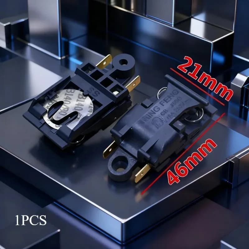 1PCS is suitable for hemisphere 16A high-power electric kettle thermostat switch, triangular steam switch accessories