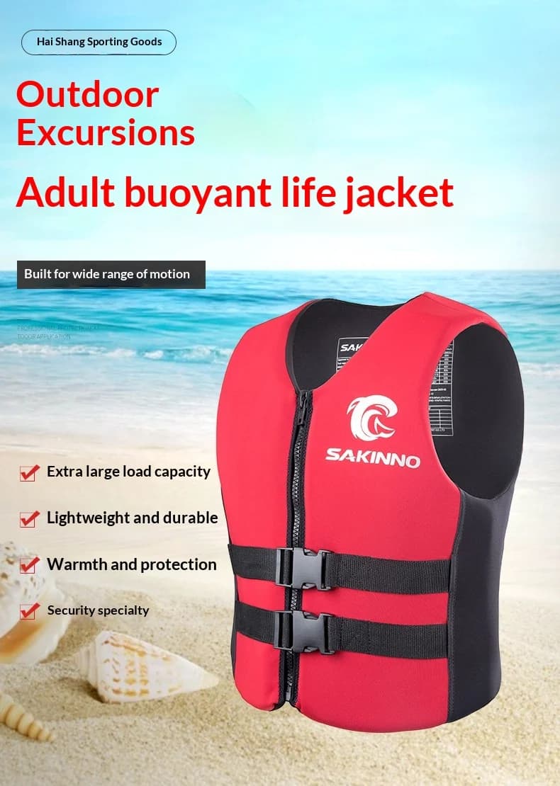 Giubbotto di salvataggio per adulti per surf, rafting, nuoto, pesca, giubbotto di galleggiamento leggero per bambini, giubbotto di sicurezza per uomini, donne e bambini
