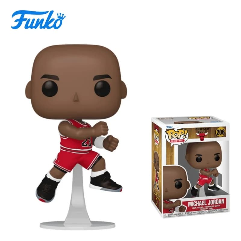 Funko Pop NBA: Chicago Bulls - Michael Jordan (stile “The Shot” del 1989) - Regalo di Capodanno - Ottimo regalo per Natale, Capodanno e compleanni per amici e familiari, Decorazione a tema pop culture, Regalo di compleanno, Oggetti da collezione a tema fumetti, Merchandise ufficialmente licenziato, Oggetti da collezione premium, Oggetti da collezione a tema fumetti, Regalo per geek, Oggetti da collezione