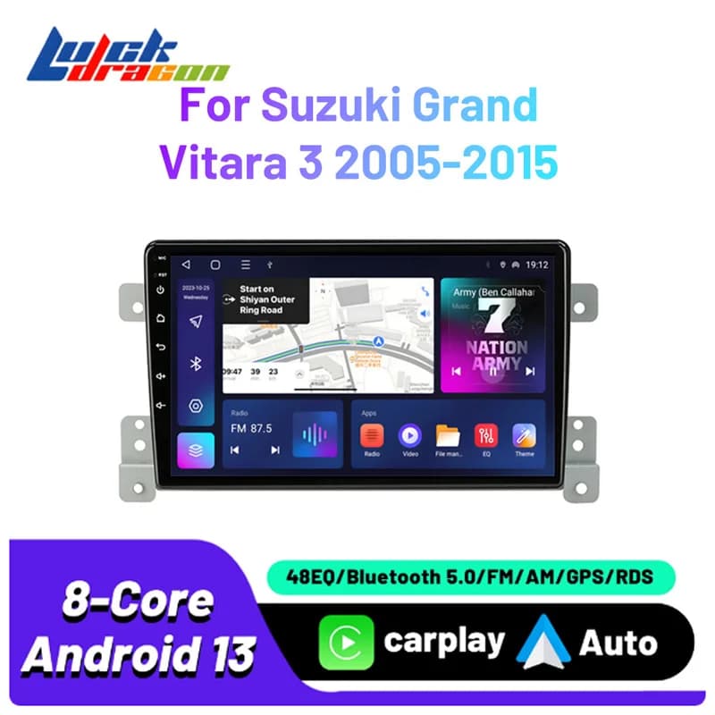 Autoradio for Suzuki Grand Vitara 3 2005-2015 video media player Car Play 2Din Android player Car Stereo Audio Radio wifi