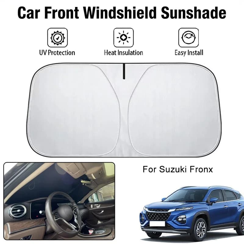 Parasole per parabrezza anteriore per auto, per Suzuki Fronx, blocco UV, isolamento termico, accessori per la protezione solare degli interni dell'auto