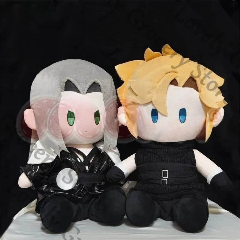 40 centimetri Anime Sephiroth Cloud Strife Cosplay Del Fumetto Posizione Seduta Cuscino di Tiro Maumet Cuscino Posteriore Burattino Ornamento Regalo Della Mascotte