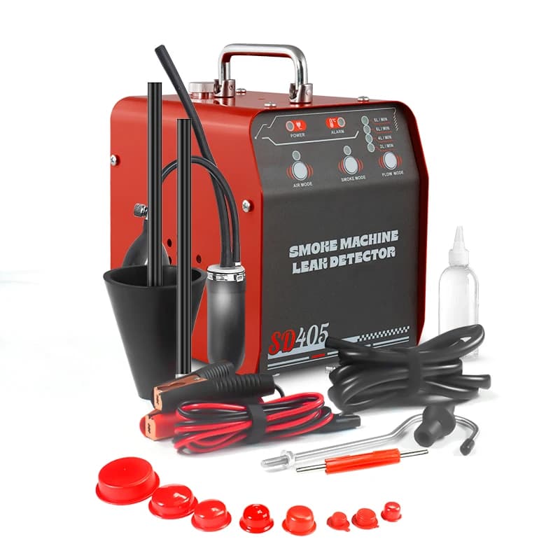 Yibo SD405 Analizzatore motore automatico ad alta efficienza Rilevatore di perdite di fumo per strumenti diagnostici per perdite di olio di raffreddamento di scarico di aspirazione del camion