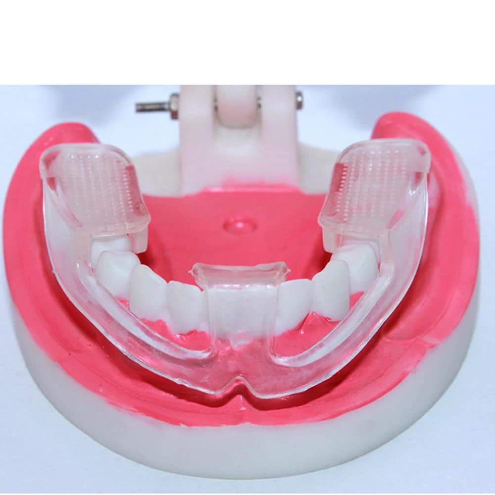 Health oral hygiene brace for teeth mouthguards bruxism steak night teeth grinding with housing help tool to sleep