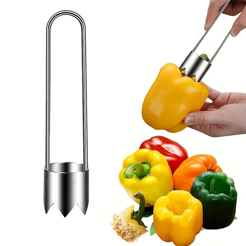 1/2/3pcs Stainless Steel Corer Tool - for Fruits & Veggies Like Apples, Peppers, Tomatoes | Easy Core Removal | Durable