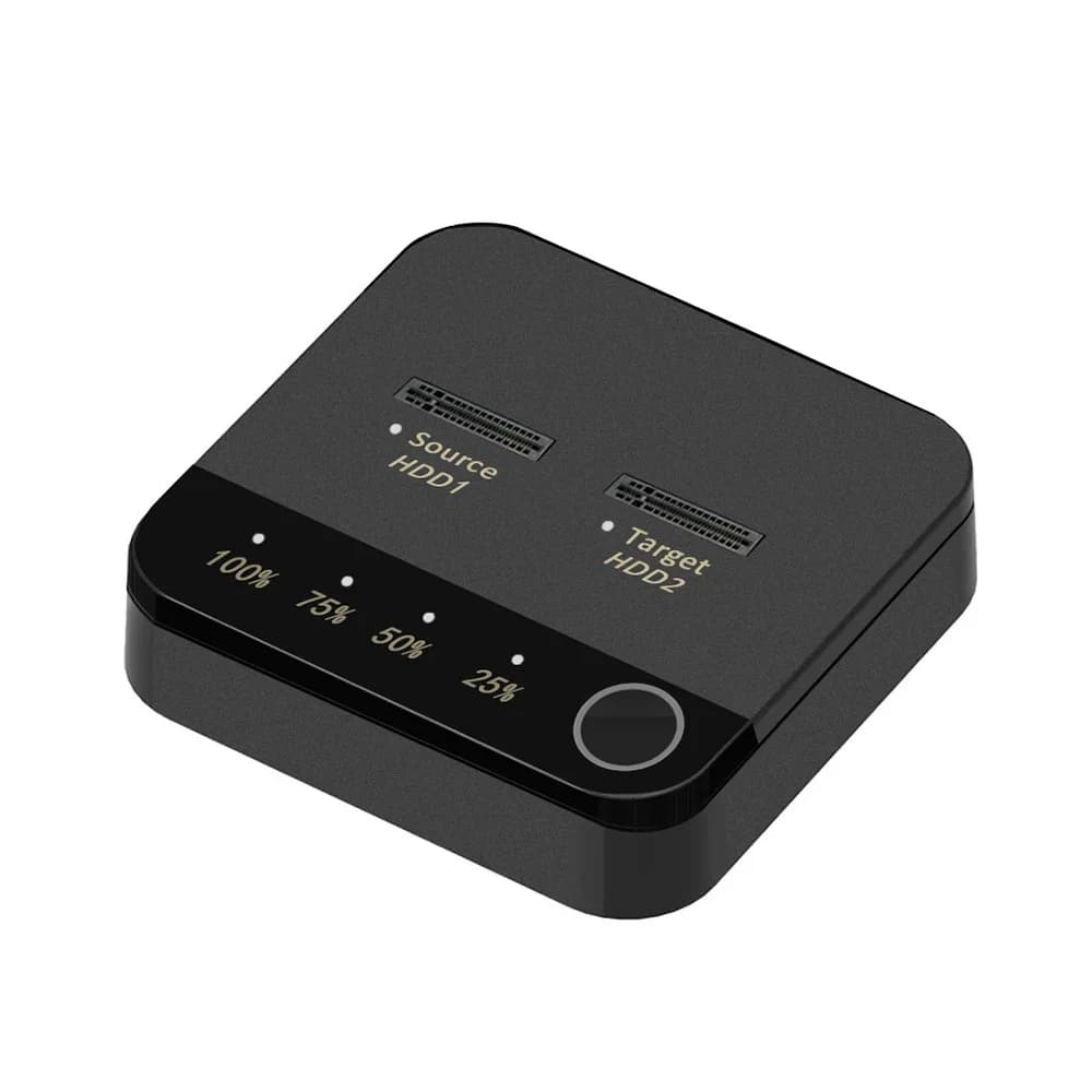 Duplicatore Docking Station USB 3.1 da tipo C a M.2 SATA Clone Offline per lettore SSD HDD M2