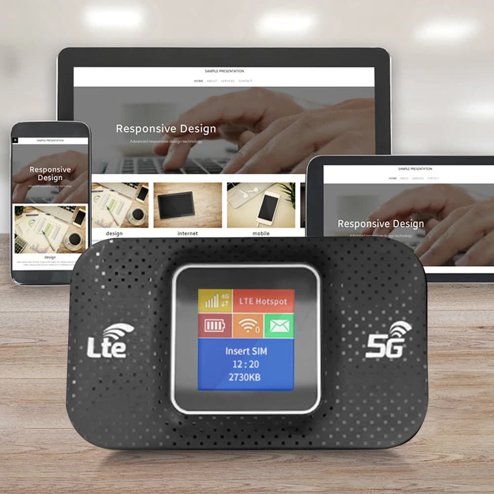 Router WiFi 4G LTE H807Pro 150Mbps con Slot per Scheda SIM, Ripetitore, Batteria 3650mAh, Router WiFi Mobile Mini, Hotspot Wireless per Esterni