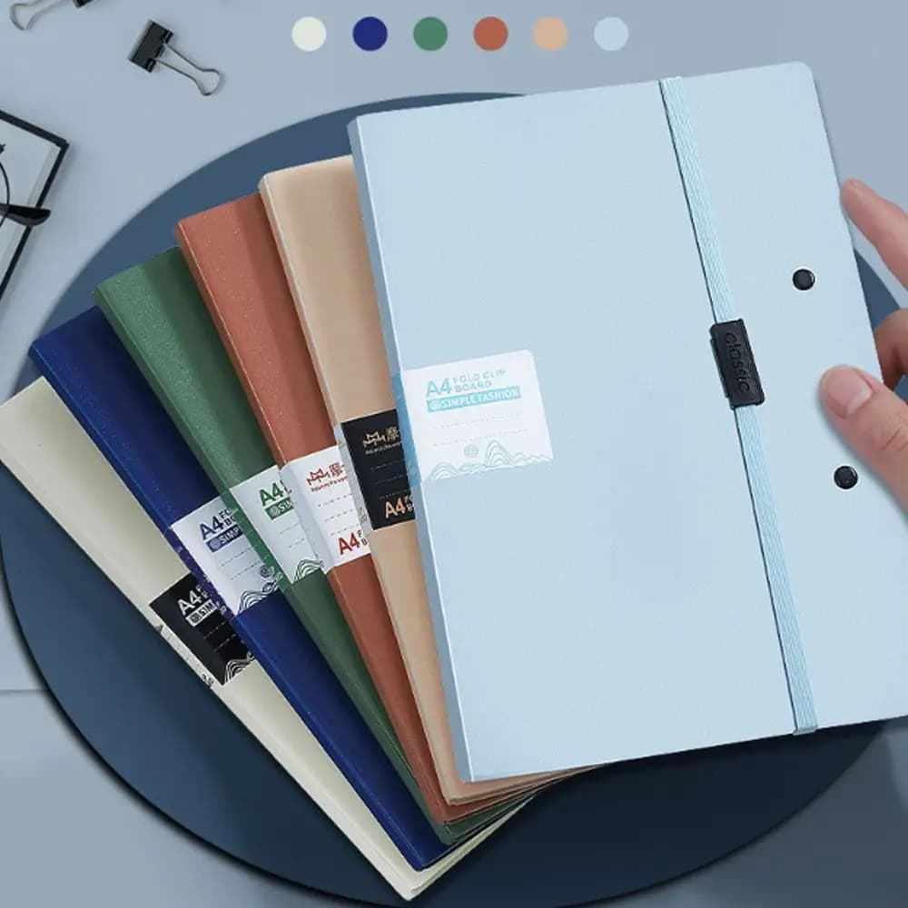 New Portable Foldable Folders Versatile A4 To A5 File Contract Folders Organize Artifacts Folding Board Folder Gifts