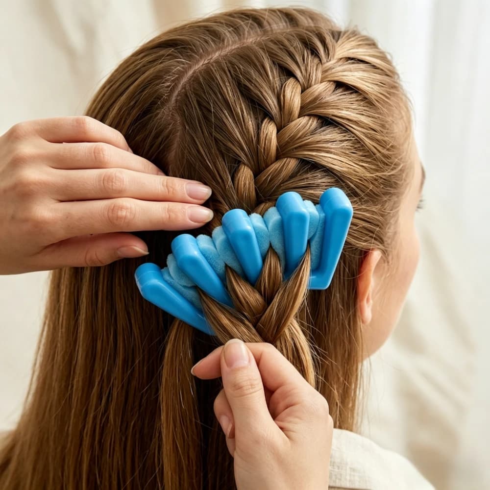 Set of hair styling tools, designer hair curler accessory, suitable for women, girls and wedding hairstyles