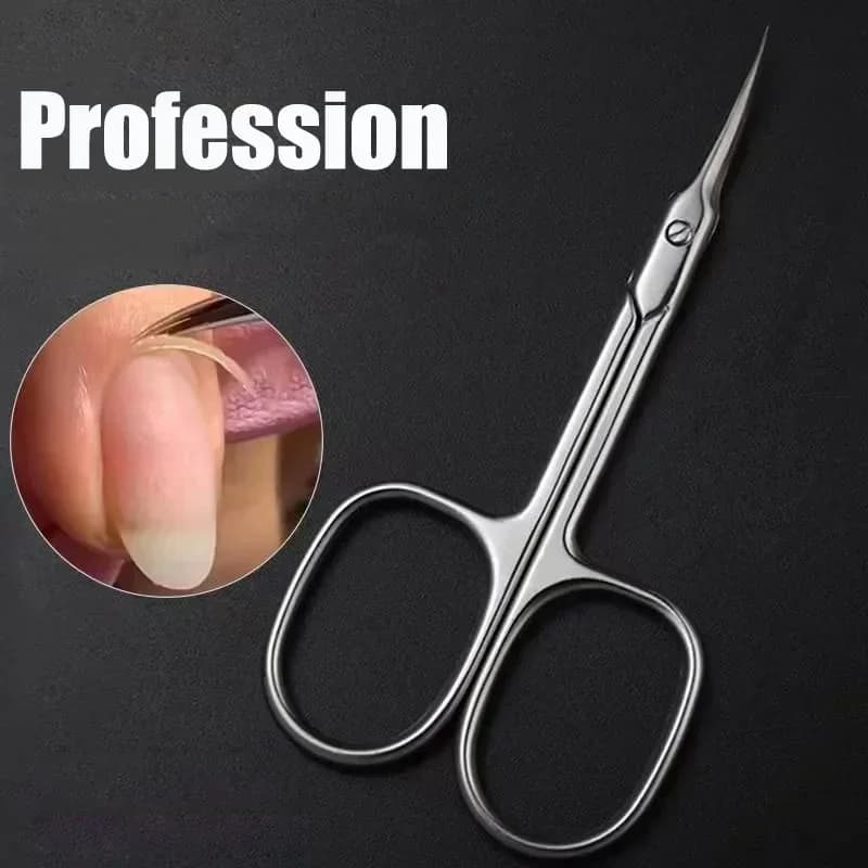 Cuticol Scissors, Cuticol Tronchesino, Remove Dead Leather, Stainless Steel Professional Tool for Nail Art