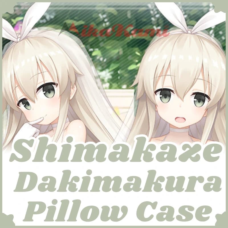 Shimakaze Dakimakura Kantai Collection Pillowcase Full Body Hugging Pillow Case Cushion Cover Home Bedding Decor Otaku Gift HMA