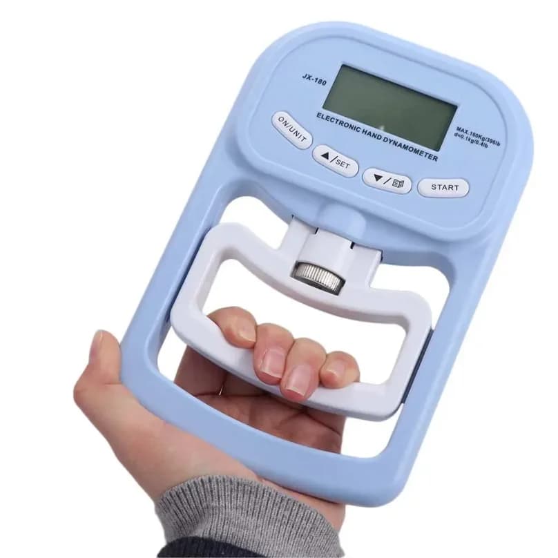 Tester elettronico per la forza di presa 396Lbs/180Kg Tipo-c/batteria Dinamometro manuale digitale Misuratore portatile