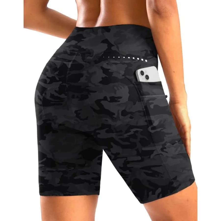 4D women's padded cycling shorts with 5 and 7 inches length for road cycling, breathable comfort, integrated zipper pockets, improved