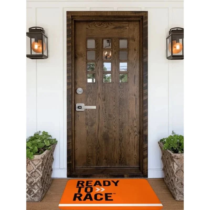Tappetino d'ingresso per interni Ready To Race, per motociclisti, da bagno, cucina, balcone, tappeto, tappetino per WC