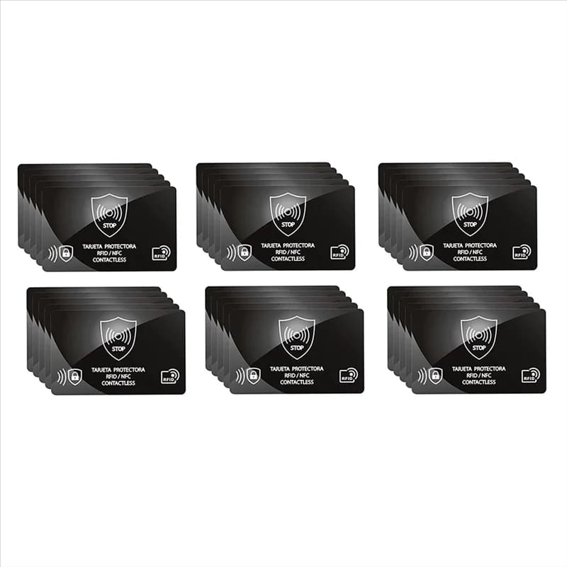 B48A IC Bank Card Protection Shield Case 30Pcs RFID Blocking Card Holder Secure Wallet Blocker