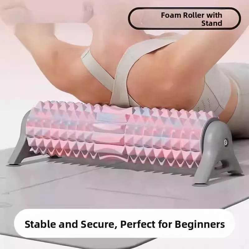 Rulli in Schiuma Professionali per Massaggio e Rilassamento Muscolare, Ruota per Yoga e Snellimento Gambe, Accessori Fissi