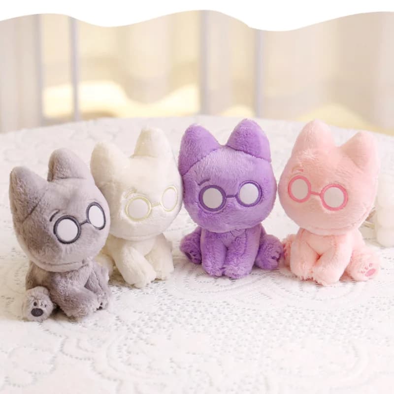 Peluche Gatto in Cemento, Simpatico Ciondolo Bambola, Giocattolo per Bambini, Regalo di Compleanno per Ragazze, da Abbracciare per Dormire
