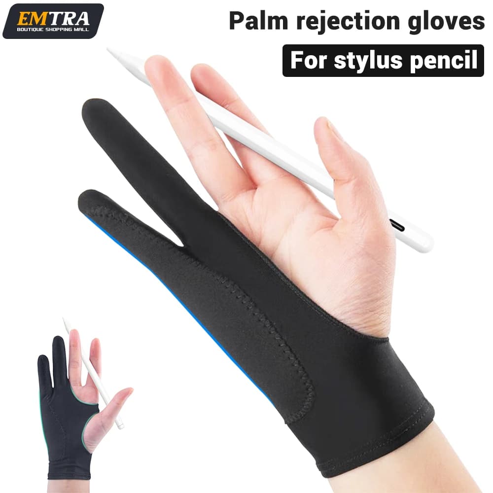 Guanti per rifiuta del palmo EMTRA Antivegetativa a due dita per penna universale Xiaomi Samsung Tablet Pad Stylus per tablet iPad Android