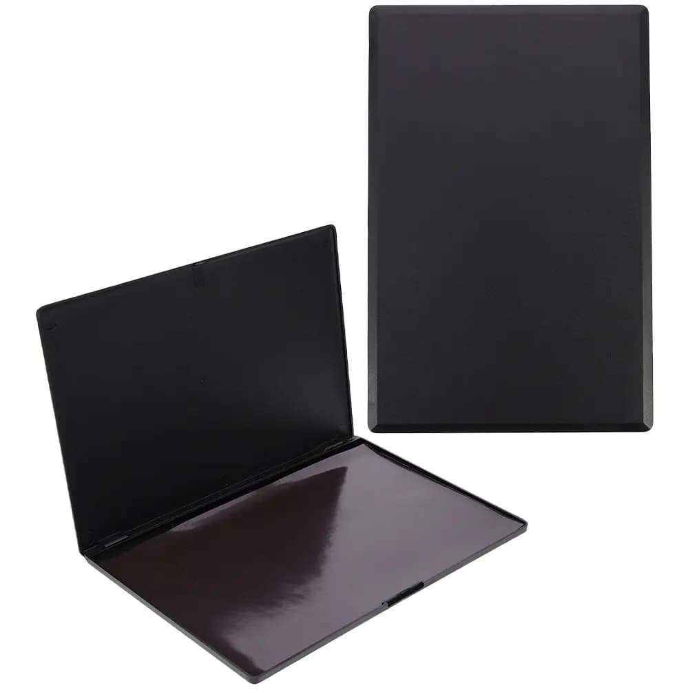 2 Pezzi Palette Vuote in Plastica per Ombretti, Organizzatore Magnetico per Trucchi, Contenitore Portaoggetti, Vassoi Fai-da-te per Ombretti, Scatola Vuota per Ombretti