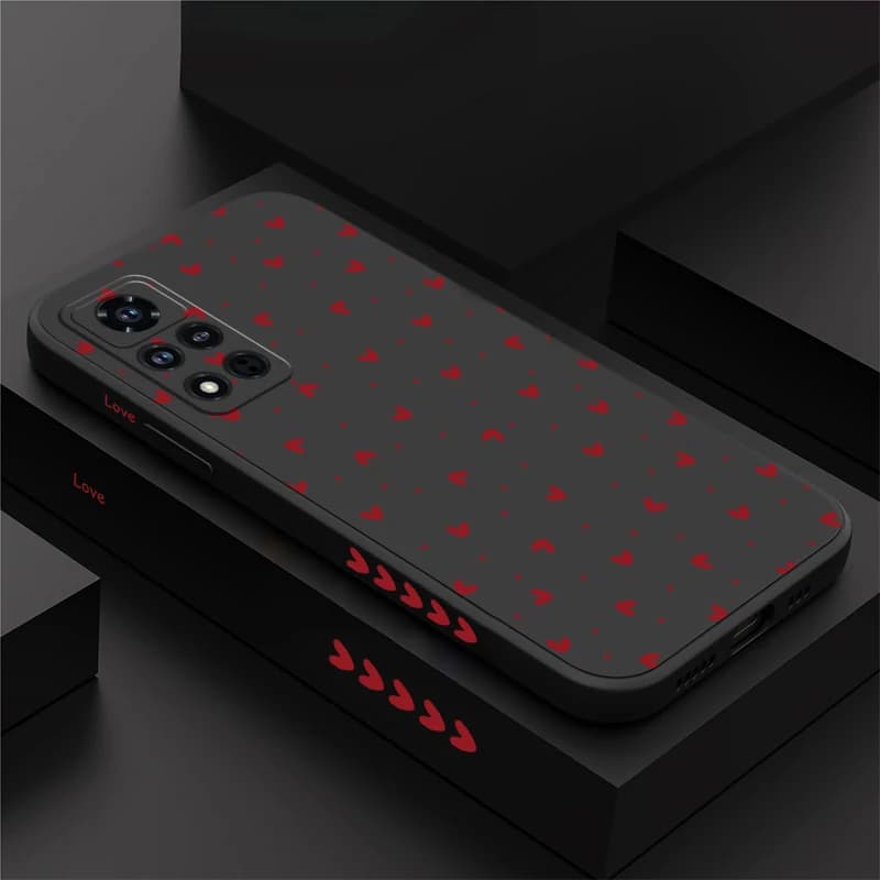 Honor 600 Lite Little Love Heart Print Phone Case For Honor 400 Pro 200 Smart 70 50 Plus Magic 7 6 Lite Silicone Matte Cover