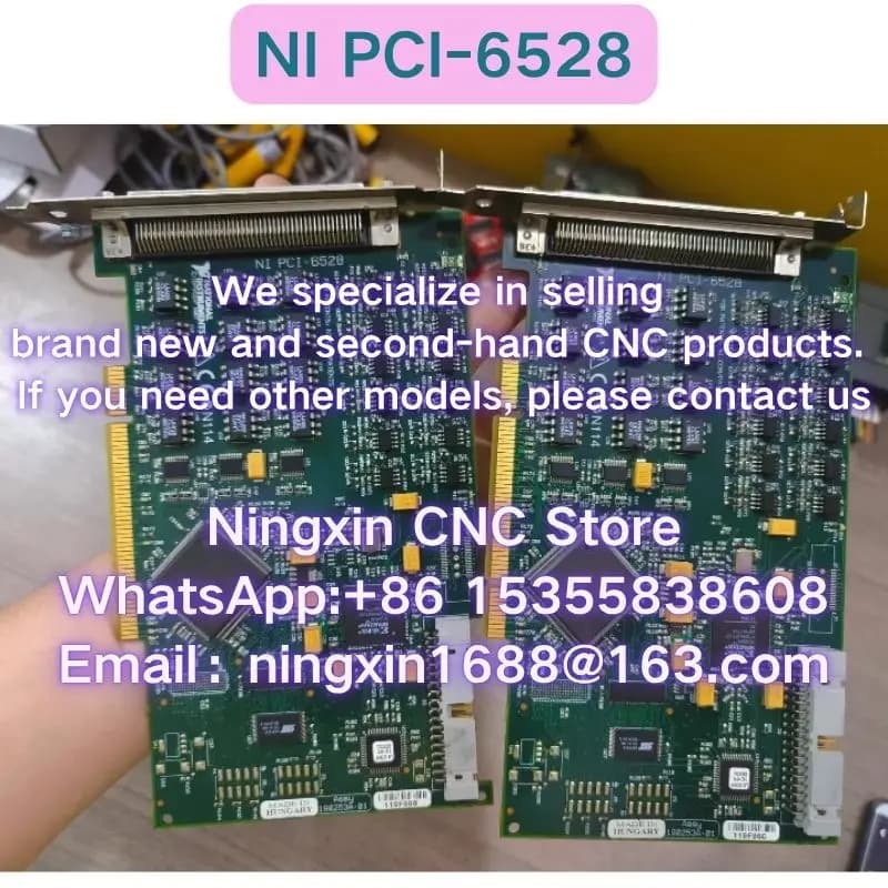 Scheda di acquisizione NI PCI-6528 di seconda mano Test funzionale OK Consegna rapida