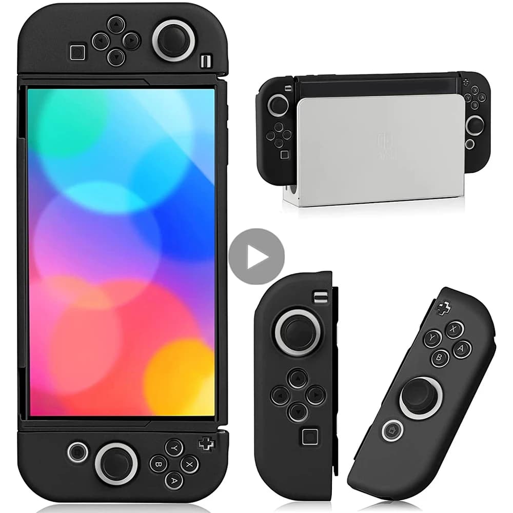 Custodia Cover per Nintendo Switch OLED Swith Swich Joycon Joy Con Carcasa Fundas Accessori Gioco Protezione Shell Funda Capa Etui