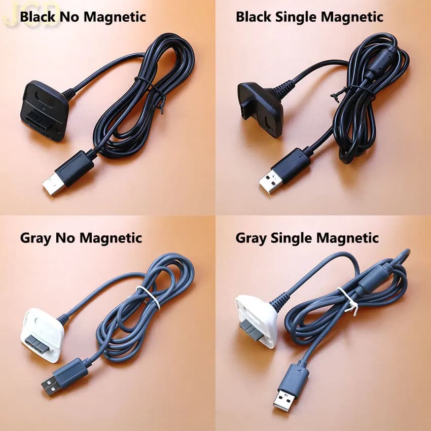 JCD 1.5M USB Play Charging Cable For Xbox 360 Wireless Game Controller Gamepad Joystick Power Supply Charger Connection Cord