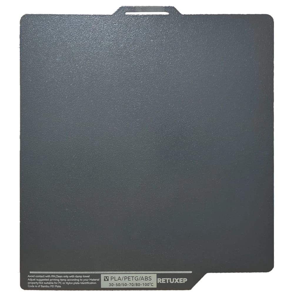 Per Bambu Piastra di Costruzione CryoGrip Rivestimento Nessun Zoccolo 257x257mm Molla in Acciaio Double-sided Strutturato per BambuLab P1P P1S A1 Stampante 3D