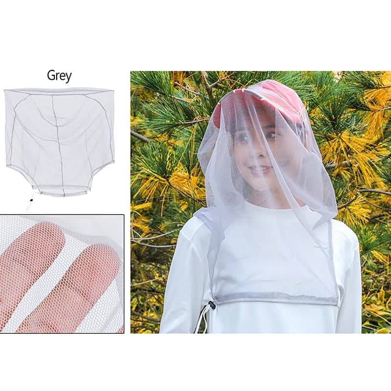Maschera Anti Zanzara Berretto da pesca Pesca all'aperto Cappello Hatt Maglia per insetti Insetto Ape Net Cappello Zanzariera