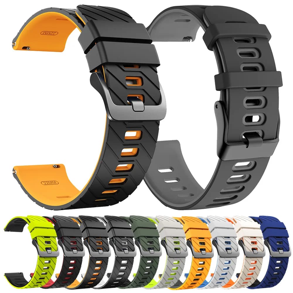 Cinturino orologio da 22mm per HUAWEI GT 6 Pro GT5 GT4 GT 3 SE 2 46mm OROLOGIO 5 4 3 Pro cinturino in silicone braccialetti Smartwatch donna uomo Correa