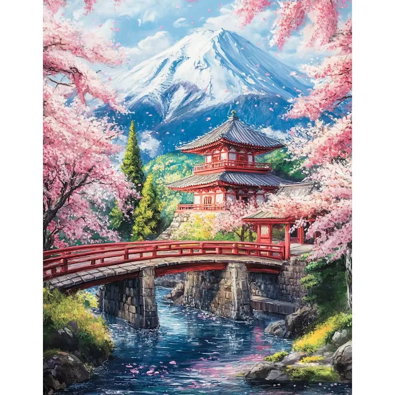 Diamond Painting Cherry Blossom Full Round/Square Diamonds Mosaic Handmade Art Exquisite Gift Home Decor
