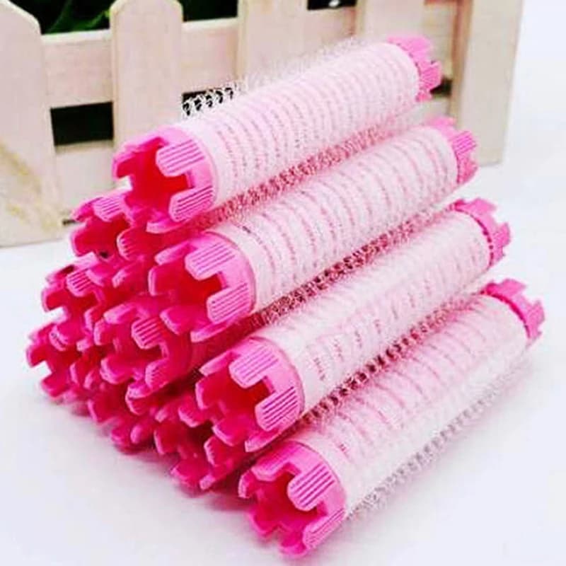 Pack of 10 rollers for roots of soft hair Set of rods for permanent with fringes of air Bang hair curler