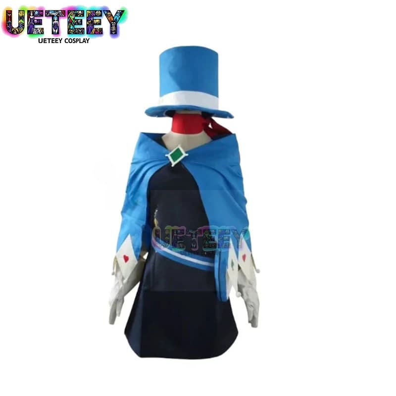 UETEEY Gioco Ace Avvocato Cosplay Phoenix Wright Gyakuten Saiban 4 Trucy Wright Costume Cosplay Cos Vestiti