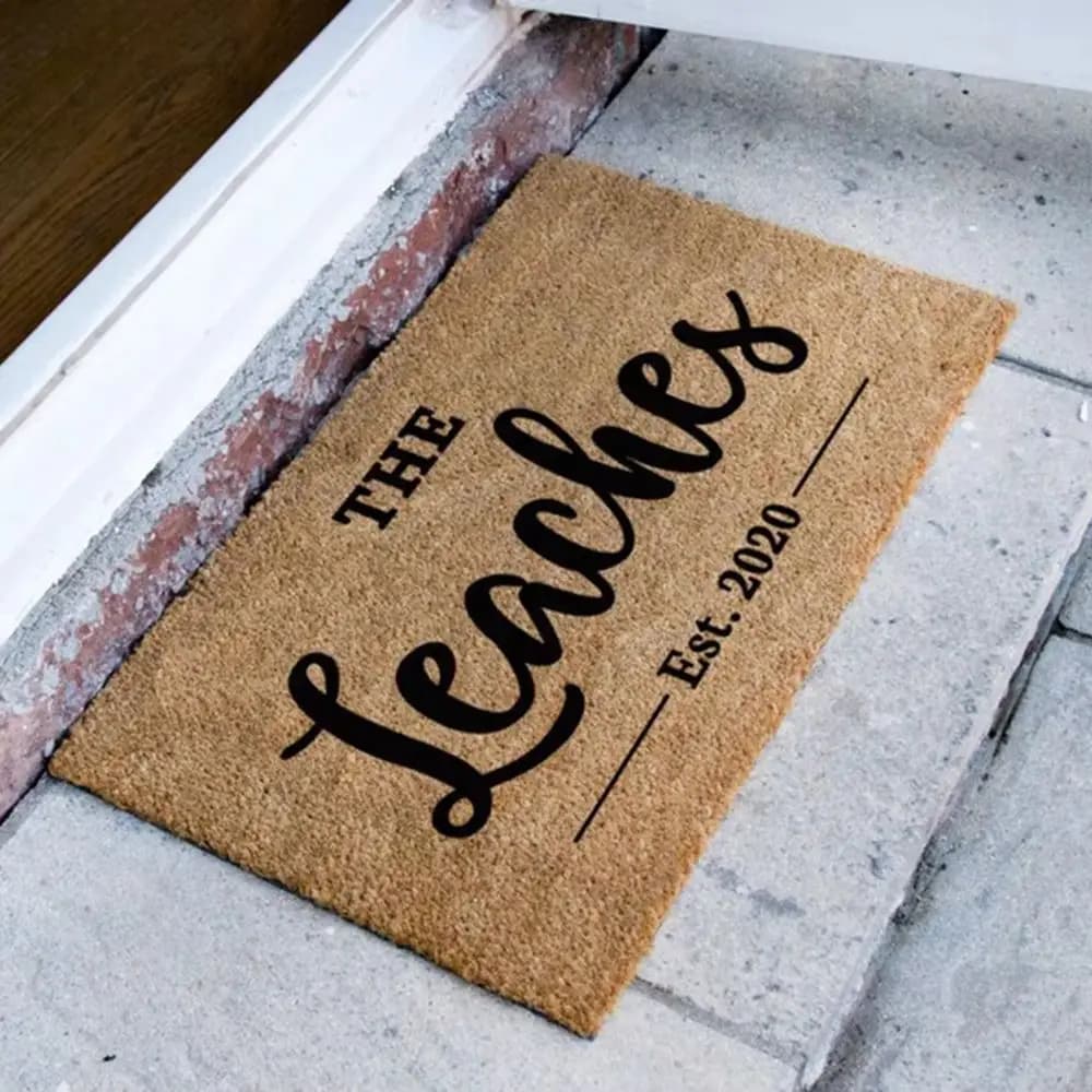 Side Door Decor Mat Custom Carpet Farmhouse Narrow Style Personalized Welcome Mat Home Side Entrance Practical Ornament Gift