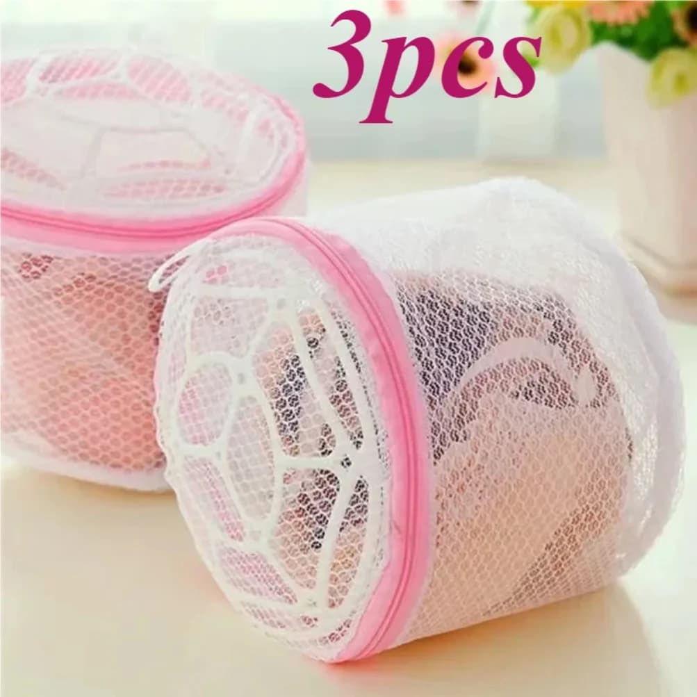3pcs Lingerie Washing Mesh Clothing Underwear Organizer Washing Bag Useful Mesh Net Bra Wash Bag zipper Laundry Bag
