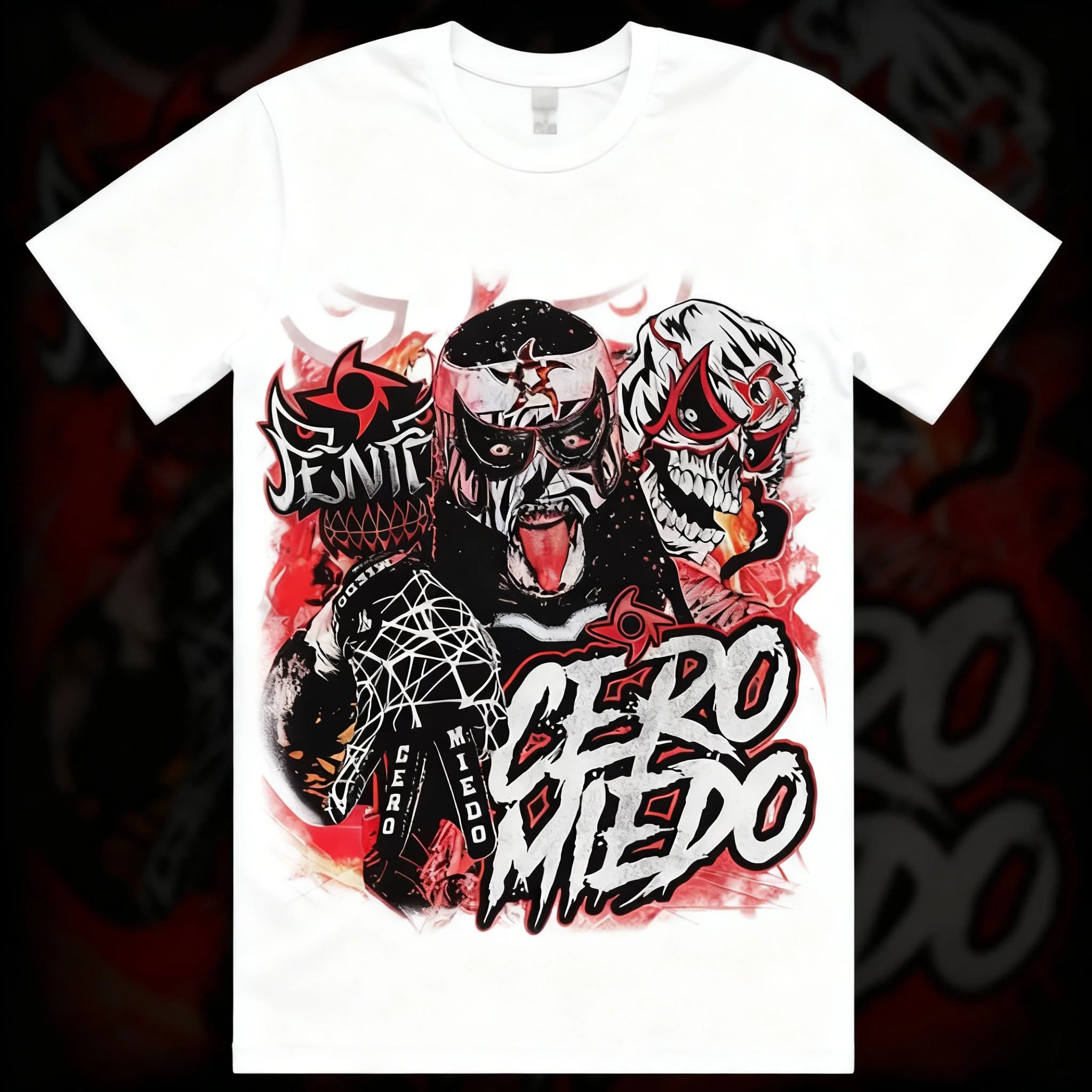 Penta El Zero Miedo TShirt Men's Sport Black Casual Short-sleeved T-shirt Cotton Printing Short-sleeved T-shirt Tops